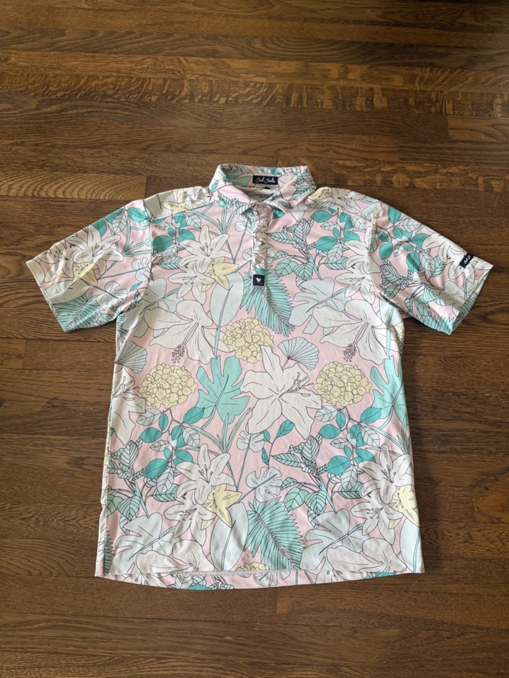 bad birdie “the gardens” golf polo